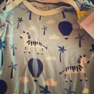 Bestaroo Zebra Romper 12-18 Months NWT